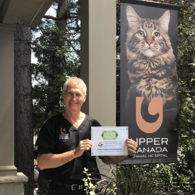 Upper Canada Animal Hospital is Niagara’s Latest Certified Living Wage Employer